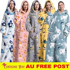 Used, Oversized Adult 1.4m Long Kid Toddler Hooded Blanket Hoodie Ultra Sweatshirt AU for sale  Shipping to South Africa