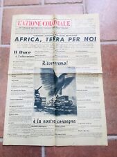 Vecchio giornale azione usato  Trieste