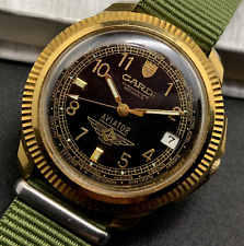Relógio de pulso masculino russo cardi aviador mecânico URSS força aérea militar comprar usado  Enviando para Brazil