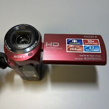 Usado, Videocámara con cámara de video digital Sony HDR CX220 roja segunda mano  Embacar hacia Argentina