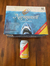 🦈JAWS Quint 1975 Retro Narragansett Lager Beer pacote com 12 CAIXA VAZIA + (1) lata aberta, usado comprar usado  Enviando para Brazil