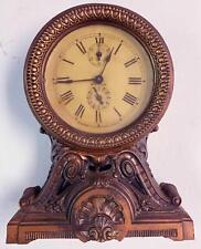 ANTIQUE SETH THOMAS GOTHIC LONG ALARM CLOCK MODEL FOR PARTS OR RESTORATION, used for sale  Shipping to Canada
