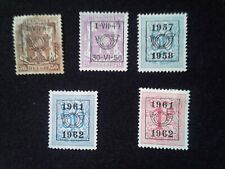 Lot timbres belge d'occasion  Ceyzériat