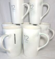 Starbucks Ceramic Handle Mug 12 oz Coffee Cup w/ green overspray errors Set of 7 for sale  Shipping to South Africa