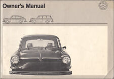 1971 VW Type 3 Owner Manual Volkswagen Fastback Squareback Owner Guide Book for sale  Shipping to Canada