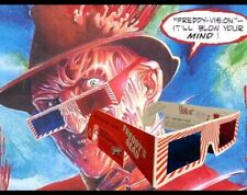 Gafas Freddy's Dead Nightmare Elm Street 3D teatro promoción original slasher segunda mano  Embacar hacia Argentina