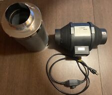 VIVOSUN Ventilation Kit 4“ 190 CFM Inline Fan, Carbon Filter & 10ft of Ducting, used for sale  Baltimore