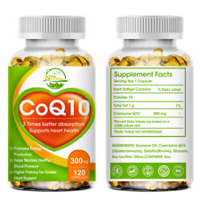 COQ 10 Coenzima Q-10 300 mg Aumento Energía y Resistencia, Apoyo Salud del Corazón 120, usado segunda mano  Embacar hacia Argentina