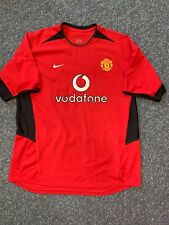 Used, Original Nike Vodafone Manchester United 2002/04  Home Shirt Keane #16 men’s XL for sale  Shipping to South Africa