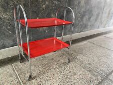 Vintage Serving Trolley Mid Century Space Age Tray Bar Cart Side Table Design for sale  Shipping to South Africa