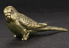 Solid brass budgie for sale  SALFORD