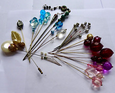 vintage pearl hat pins for sale  LONDON