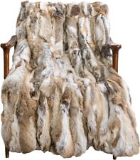 Real fur throw for sale  USA