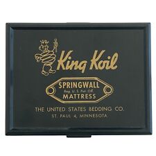 King Koil Springwall Mattress Mid Century Card Case United States Bed Co. for sale  Shipping to South Africa