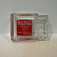 Cenicero de vidrio para cigarrillos vintage PALLMALL - 15 centavos ¡GUAU! segunda mano  Embacar hacia Mexico