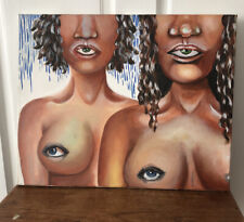 ORIGINAL ART PAINTING “EYES UP” for sale  Shipping to South Africa