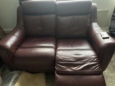 leather recliner sofas x2 for sale  UK