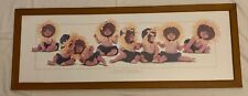 Original 1996 Anne Geddes Sunflower Babies Picture Print Kiefernholzrahmen comprar usado  Enviando para Brazil