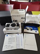ZEISS IKON ZM Limited Edition 35mm Rangefinder Camera Body (Silver) BOXED segunda mano  Embacar hacia Argentina