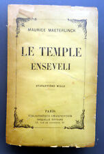 Maurice maeterlinck temple d'occasion  Cambo-les-Bains