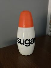 Vintage Milk Glass Sugar Dispenser Orange Lid for sale  Shipping to South Africa