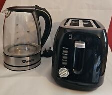 Wamife 1.7ltr Glass Kettle Plus A George Home 2 Slice Toaster Preowned But In... for sale  Shipping to South Africa