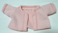 Pink Quilted Open Front Jacket Sweater for Doll Build a Bear Plush for sale  Shipping to South Africa