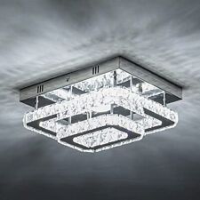 10" Lampara De Techo Araña Cristal 26W Luz Moderna LED Para Cocina Sala Cuarto segunda mano  Embacar hacia Argentina