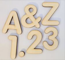 B18 Holz-Buchstaben Zahlen Zeichen 5-25 cm comprar usado  Enviando para Brazil