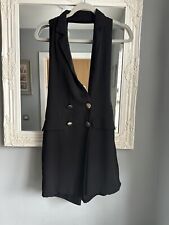 Zara black playsuit for sale  NORMANTON