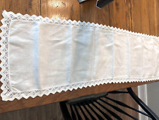 Vtg white linen for sale  Frisco