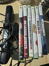 Microsoft Xbox 360 Kinect Sensor Bar with 6 Games Bundle Lot for sale  Shipping to South Africa