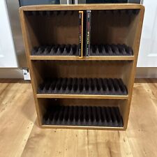 Vintage Wooden Savoy 45 Disc CD Storage Holder Rack 13x17" Wood Shelf for sale  Shipping to South Africa
