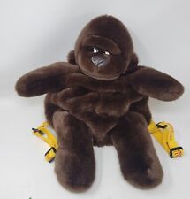 Planet Hollywood Vintage 1997 Gorilla Plush Backpack Stuffed Animal Side Eyes for sale  Shipping to South Africa