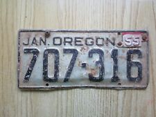 Oregon 1955 license for sale  Lake Panasoffkee