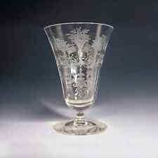 Replacement Morgantown Mayfair Pattern Etched Clear Footed Iced Tea Glass 1930s for sale  Shipping to South Africa
