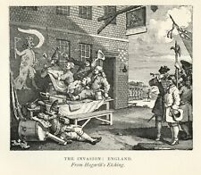 Hogarth etching invasion for sale  Timberon