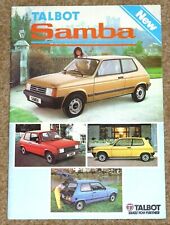 1982 talbot samba for sale  BANGOR