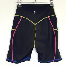 Usado, Shorts de bicicleta Buff Bunny feminino tamanho médio preto arco-íris cintura alta costura interna 6" comprar usado  Enviando para Brazil