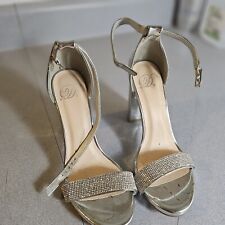 Silver heels shoes for sale  Henderson