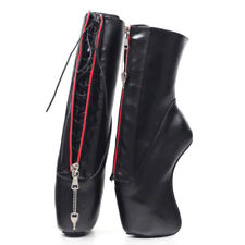 Spring and Autumn 18cm Heelless Ballet Boots Pointed Toe Sexy Lockable Zipper for sale  Shipping to South Africa