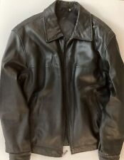 Men black leather for sale  Columbus