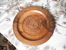 Vintage wooden plate for sale  COALVILLE