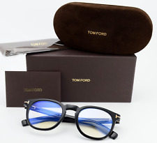 Gafas Tom Ford Spectacles TF 5629-B 001 50-23 145 Cool Panto Marco Negro Brillante segunda mano  Embacar hacia Argentina