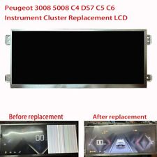 LCD Display Speedometer Cluster Citroen Peugeot 3008 5008 DS7 C5 C6 9825340980 for sale  Shipping to South Africa