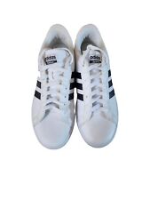 Adidas Para Hombre 9M 4294 Grand Court Tenis Tenis Zapatos Blanco Negro Cloudfoam, usado segunda mano  Embacar hacia Argentina