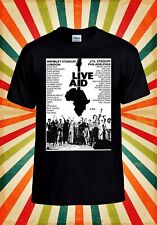 live aid t shirt for sale  HARLOW