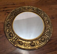 Antique brass mirror for sale  THIRSK
