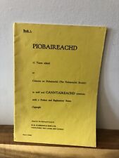Piobaireachd society book for sale  EDINBURGH