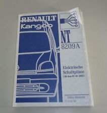 Manual de Taller Eléctrico/Eléctrico Diagramas Cableado Renault Kangoo 01/2002 segunda mano  Embacar hacia Argentina